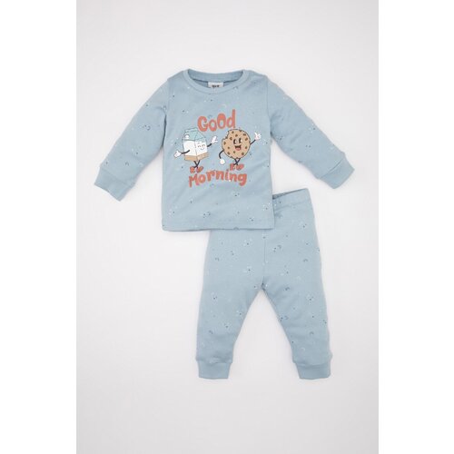 Defacto baby Boy Printed Long Sleeve Pajama Set Slike