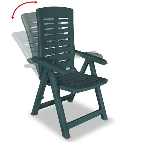 Bistro 3-dijelni bistro set od plastike zeleni Slike