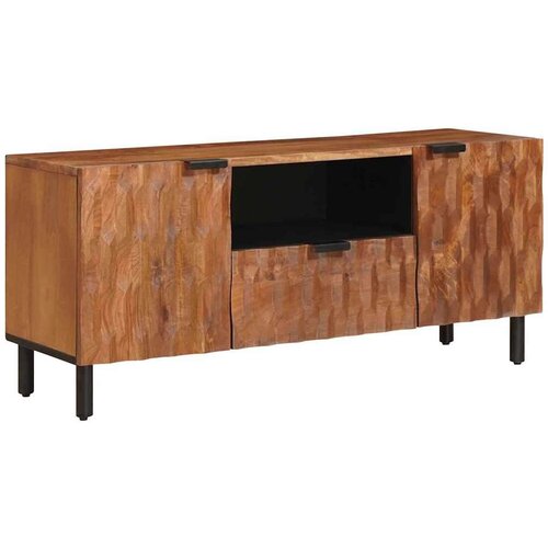 TV ormar s ladicama Fin&scaron; acacije smeđa 105 x 33 5 x 46 cm Cijene