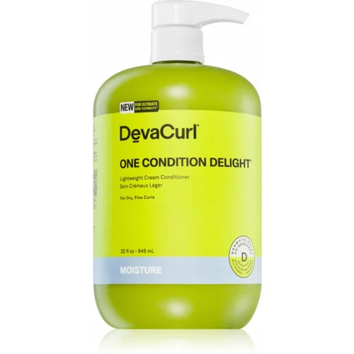 DevaCurl One Condition® Delight lahek balzam za valovite in kodraste lase 946 ml