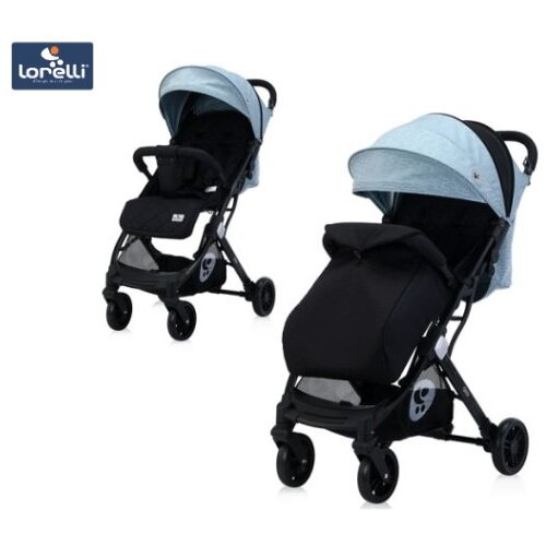 Lorelli kolica fiorano black&silver blue + footcover (2021) 10021492124 Cene