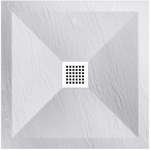 Astral stone tuš kada 80x80 - liveni mermer bela Cene
