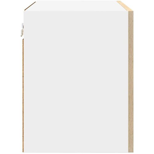 VidaXL viseći ormarić riga 2 pcs sonoma hrast i bijela 50 x 31 x 40 cm Slike