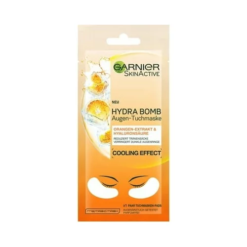 Garnier skinactive hydra bomb maska za oči izvleček pomaranče in hialuronska kislina