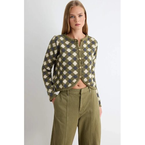 TRENDYOLMILLA ženska jakna Twoaw26Hi00239, maslinasta Cene