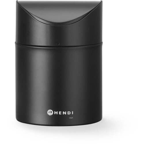 Hendi stona kanta za otpatke sa ljuljajućim poklopcem, 1,2L, crna, ⌀120x(H)165mm Cene