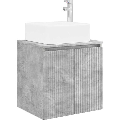 vidaXL Umivalnik s pritrditev na steno Betonsko siva 49,5 x 41 x 63 cm, (5000245379) Cene