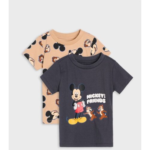 Sinsay Pamučne majice s printom 2 kom Mickey and Friends Cijene