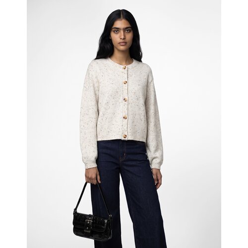 Vero Moda Telovniki &amp;amp; Jope VMETTA LS O-NECK Bež Slike