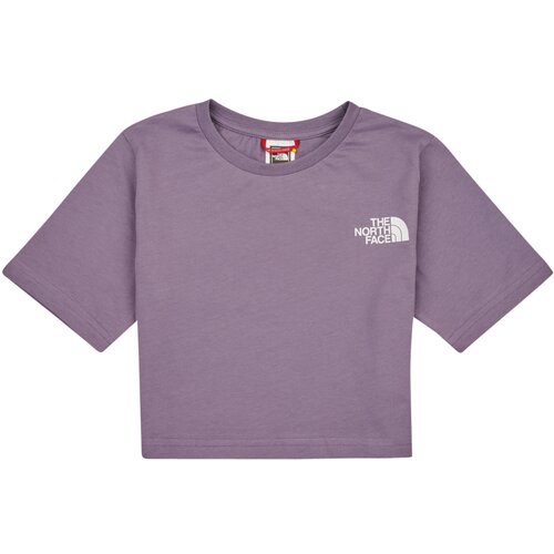 The North Face Girls S/S Crop Simple Dome Tee Ljubičasta Cijene