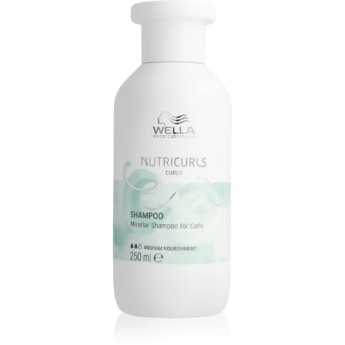 Wella Professionals NutriCurls Curls Micellar Shampoo &amp;scaron;ampon za kodraste lase 250 ml za ženske Slike