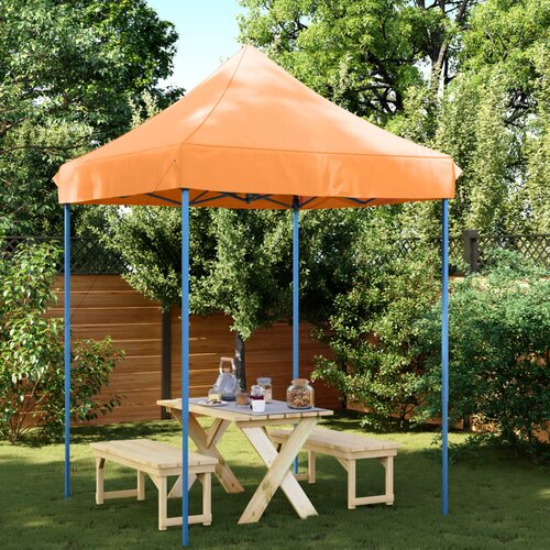 vidaXL Zložljivi pop-up šotor za zabave oranžna 200x200x306 cm Cene