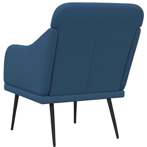 VidaXL Fotelja plava 63 x 76 x 80 cm od tkanine - Plava 1 Slike
