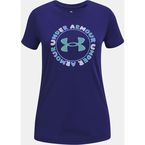 Under Armour T-Shirt UA Tech Wordmark SSC-BLU - Girls Slike