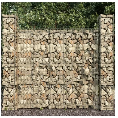  Gabionska stena s pokrovom iz pocinkanega jekla 600x50x200 cm