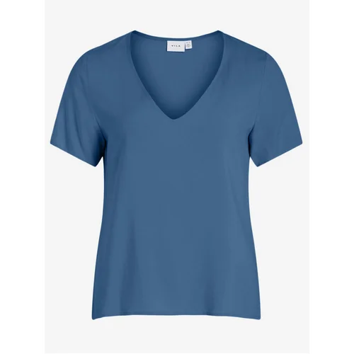 Vila Blue Womens Basic T-Shirt Paya - Women