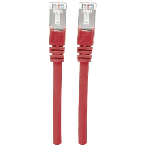 Intellinet 741118 RJ45 omrežni kabel\, Patch kabel CAT 6a S/FTP 15.00 m rdeča za&scaron;čita iz folije\, pletena za&scaron;čita\, za&scaron;čiten\, brez halogena 1 kos, (20417783) Cene