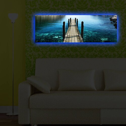 Wallity Zidna slika sa LED osvetljenjem 3090DACT-45, 30x90 cm Cene