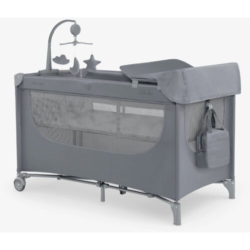 Kikka Boo Krevetac Nighty Night premium 2 nivoa sa rancem i pultom Grey KKB11153 Slike