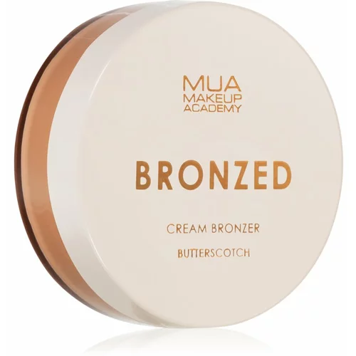 MUA Makeup Academy Bronzed kremasti bronzer odtenek Butterscotch 14 g