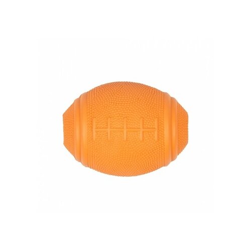 Duvo igračka za pse, guma rugby ball mix, l 10cm Slike