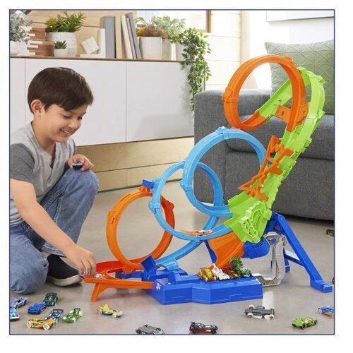 Hot Wheels Dvojna zanka steza Slike