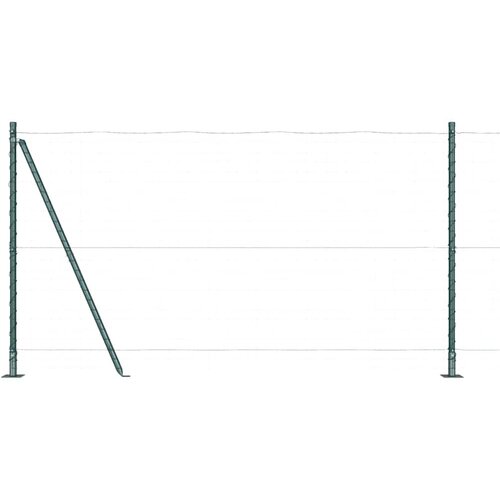  Stup za ogradu 26 pcs Siva 3,2 x 3,2 x 130 cm Slike