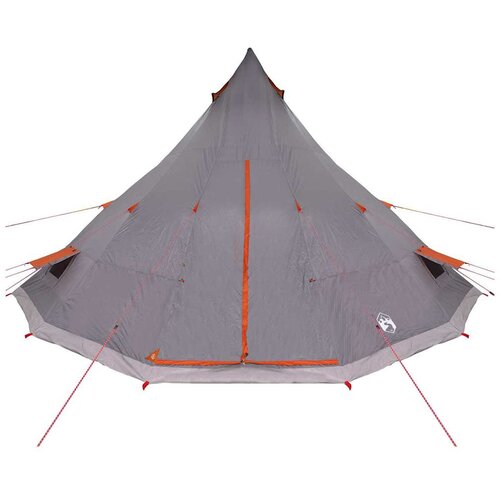 Tipi &amp;scaron;ator s krovom Siva i narančasta 560 x 560 x 300 cm taft Slike