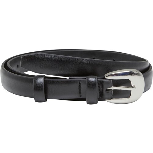 Urban Classics Chunky Buckle belt black/silver color Slike