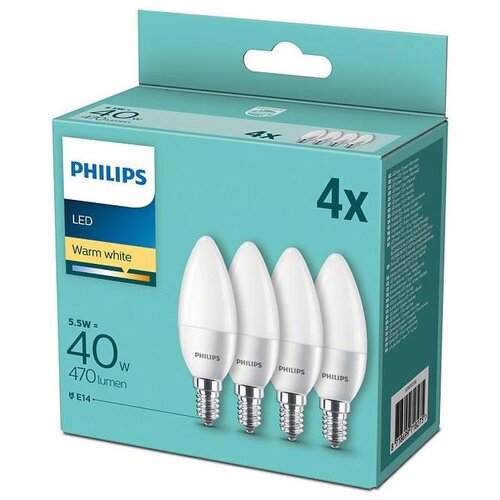 Philips set od 4 led sijalice  E14/5,5W/230V 2700K Cene