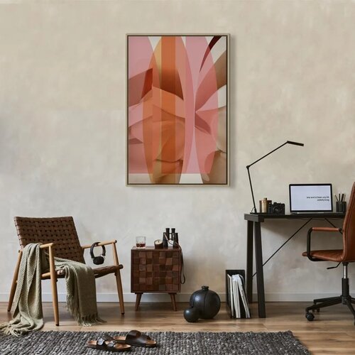  Slika - Floral Kaleidoscope (1 Part) Vertical 60x90 Slike