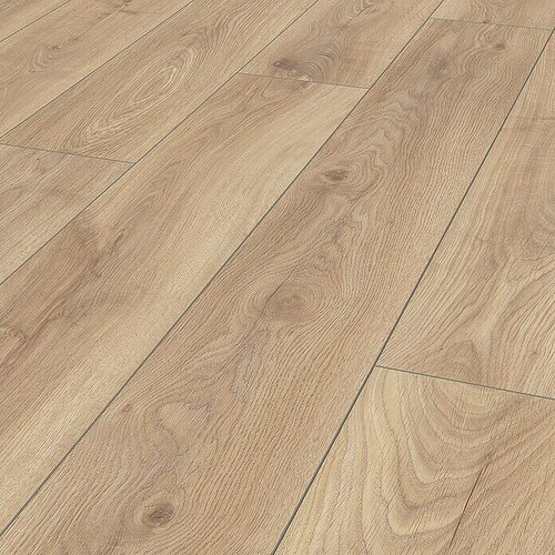LOGOCLIC Vinto Laminat hrast Classic Manuka (1.285 x 192 x 8 mm, Rustikalen videz) productname.garantie.plussign BAUHAUS garancija 20 let Slike