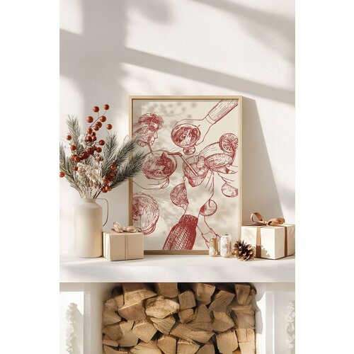 Wallity uramljena slika Nwyearsngmdl20, 33x48 cm Cene