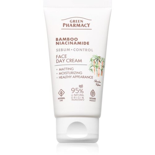 Green Pharmacy Bamboo &amp;amp; Niacinamide Day Face Cream dnevna krema za obraz 50 ml Slike