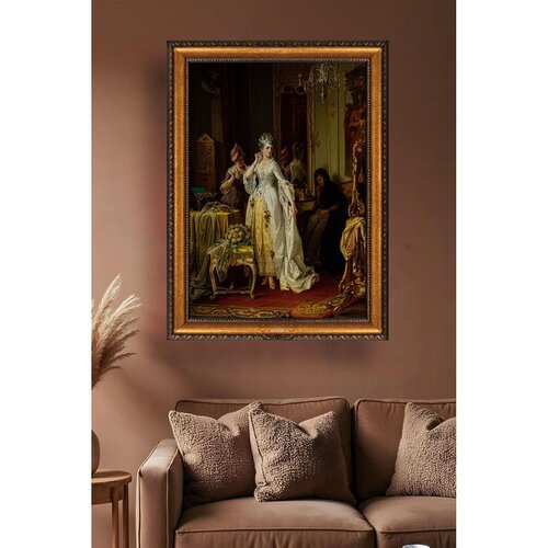 WALLXPERT Zidna dekoracija ATCRCVCNVSMDL1, 50 x 70 cm, Šarena Cene