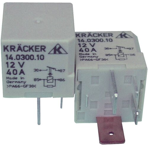 Kr&amp;auml;cker Relej za automobile 14.0300.10, 12 V/DC, 1 x radni kontakt, 70 A, 10 min Slike