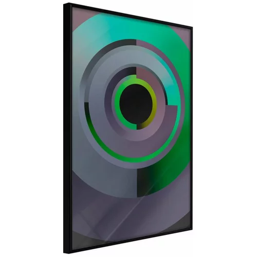  Poster - Green Record 40x60
