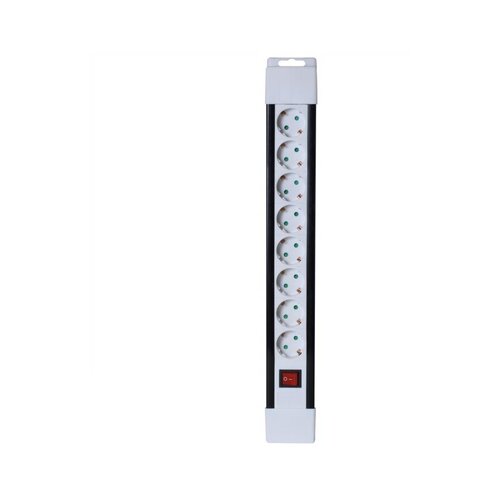 Home Produžni kabl, 8 utičnica, prekidač, 1, 0mm&amp;sup2;, 2 met - PNV 08K/WH, Bijeli Slike
