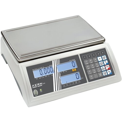 Kern Števna tehtnica, visoka ločljivost, razpon tehtanja do 50 kg, ločljivost 1 g, plošča za tehtanje 370 x 240 mm Cene