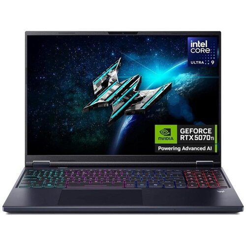Acer predator helios neo 16 ai (abyssal black) wqxga ips 240Hz, U9 275HX, 32GB, 1+1TB ssd, rtx 5070Ti 12GB (NH.QX4EX.00C) Slike