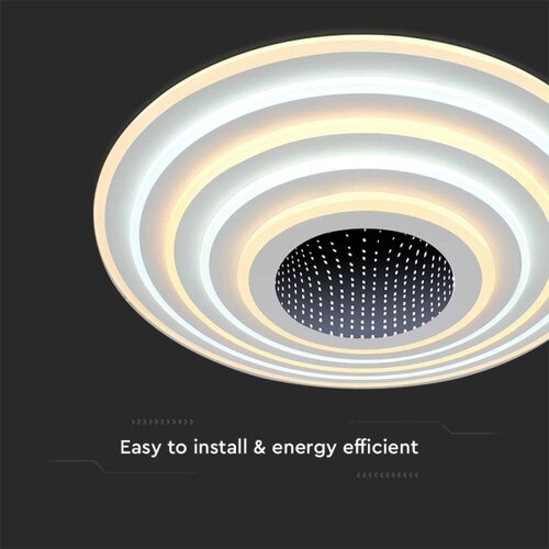  Prigu&amp;scaron;iva LED stropna lampa LED/125W/230V 3000-6500K + daljinski upravljač Slike