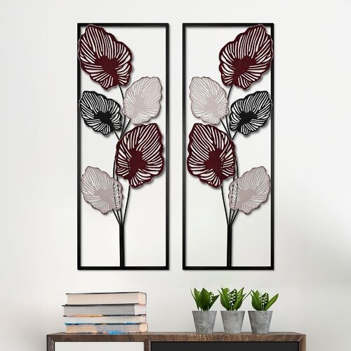 WALLXPERT salim ACH163-3 multicolor dekorativni metalni zidni dodatak set (2 komada) Cene