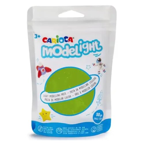 Carioca Modelight 50g svijetlo zeleni plastelin - Cene
