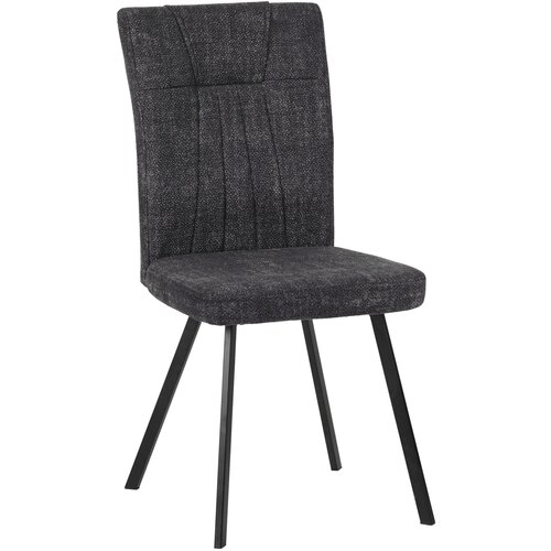 CARRYHOME stol, kovina, tekstil siva Slike
