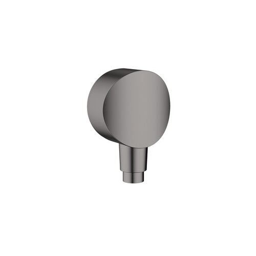 Hansgrohe FixFit Round Brushed Black Chrome priključak za crevo ručnog tuša sa nepovratnim ventilom i sintetičkim priključnim uglom 26453340 Cene