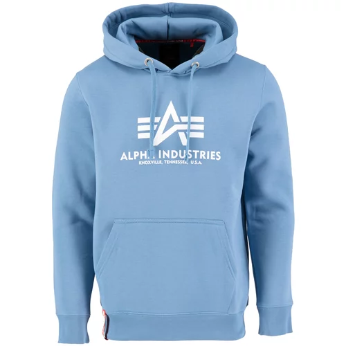 Alpha Industries Sweater majica plava / bijela