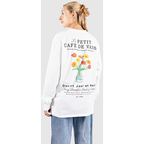 Vans Cafe Majica z dolgimi rokavi white Cene