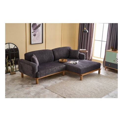 Atelier Del Sofa ugaona garnitura Rens Right Anthracite Cene