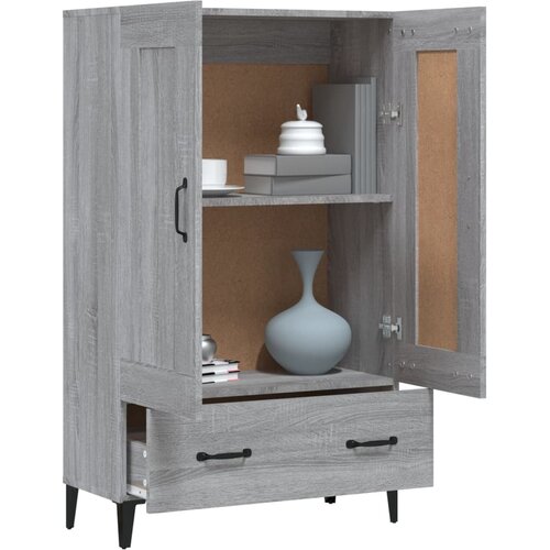  Visoka komoda boja hrasta sonome 70x31x115 cm konstruirano drvo Slike