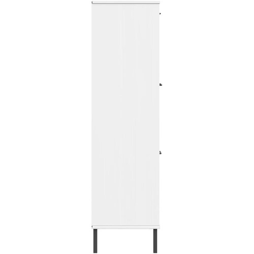  Regal za knjige bijeli 90x35x128,5 cm drveni OSLO Slike